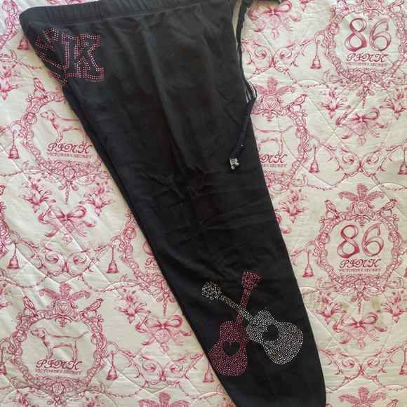 PINK VICTORIAS SECRET BLING GUITAR SET VINTAGE RARE 🩷🎸🖤 - Picture 15 of 15
